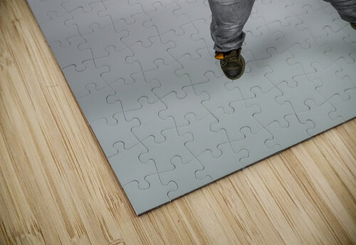 rocker with long beard and leather jacket  Gualtiero Boffi puzzle