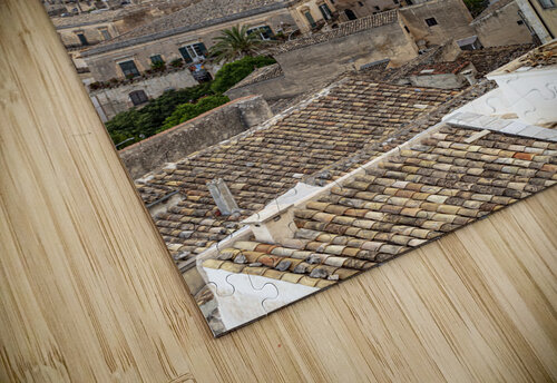 view of the city of Modica Gualtiero Boffi puzzle