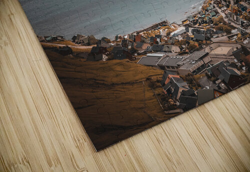 Typical view of the Tjornuvik village on the Faroe Islands.  Gualtiero Boffi puzzle