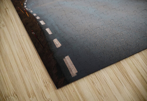 Winding road in the middle of the Faroe Islands. Gualtiero Boffi puzzle