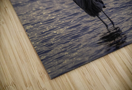 Blue Heron sunrise Kai Hoskins puzzle
