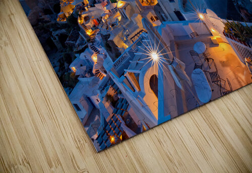 oia night view Gualtiero Boffi puzzle