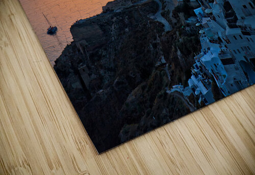 oia at sunset Gualtiero Boffi puzzle