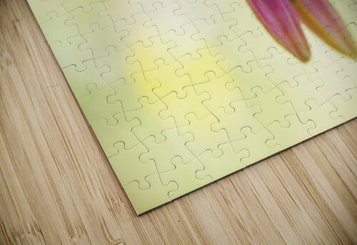 Pink Blueberry Buds with Green Pastel  III Iris H Richardson puzzle