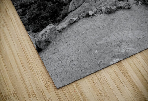 Ending The Day Hiking Colorado Springs Grayscale Jennifer White puzzle