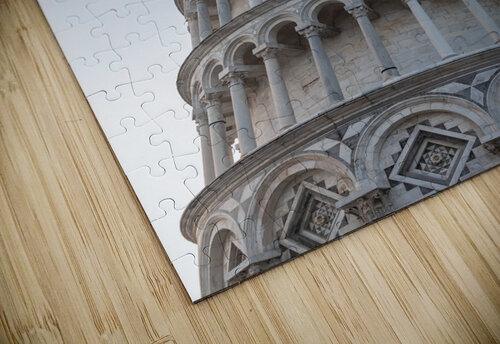 Pisa Italy. Leaning tower sightseeing with blue sky background. Paolo Modena puzzle
