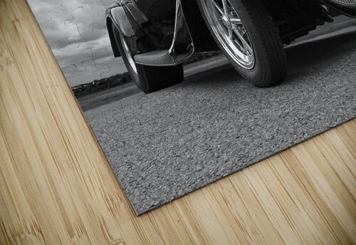 1934 Ford Coupe in Black and White Gill Billington puzzle
