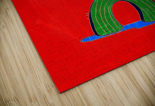 arizona batter up cactus baseball art Row One Brand puzzle