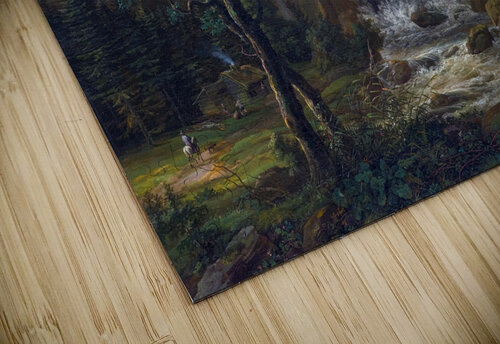 Beautiful Landscape Mountain Waterfall One Simple Gallery puzzle