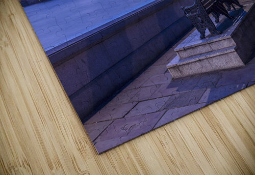 Benches on Thames promenade Assaf Frank puzzle