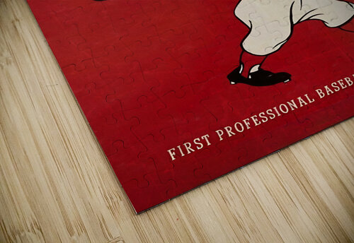 Cincinnati Red Stockings Art Row One Brand puzzle