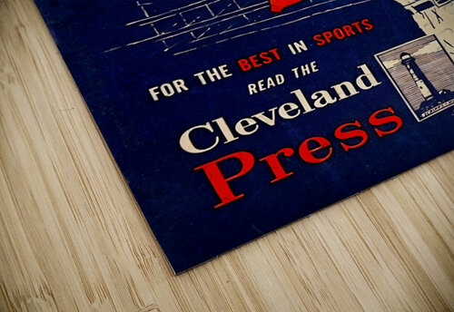 Vintage Cleveland Indians Art Row One Brand puzzle