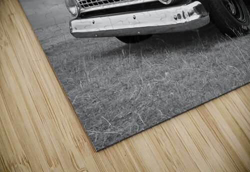 Early Sixties Chevy C10 in Black and White Gill Billington puzzle