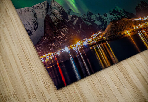 Northern Lights over Reine 2 Terry J Martin puzzle
