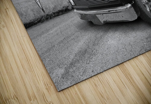 Chevy Custom C10 Stepside in Black and White Gill Billington puzzle