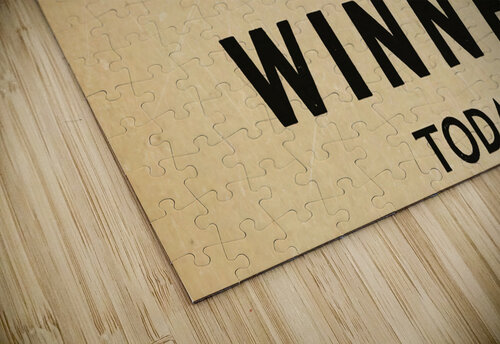 Yes Sir The Winner Today Row One Brand puzzle