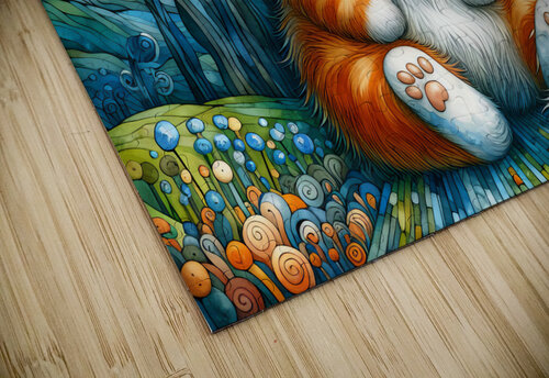 Starry Whiskers Cat - Enchanted Starry Night Cat Anne Laure GOUPIL puzzle