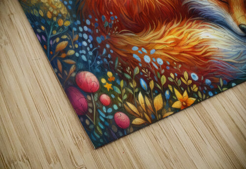 Starry Night Fox: A Whimsical and Magical Artwork Anne Laure GOUPIL puzzle