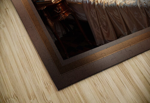 Romantic Victorian Bedroom Scene with Elegant Woman in Lingerie Mesmerizing AI Concept Art by Xzendor7 xzendor7 puzzle