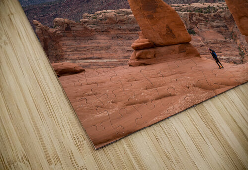 Standing Under Delicate Arch Utah Jennifer White puzzle