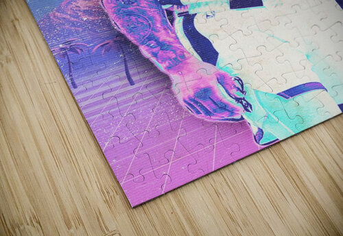 Retro Damian Lillard Poster RabbitSagitarius puzzle