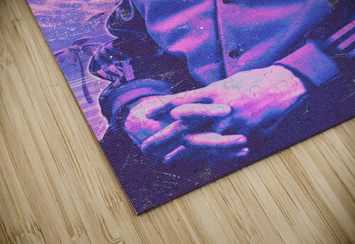 Retro Declan Rice Poster RabbitSagitarius puzzle