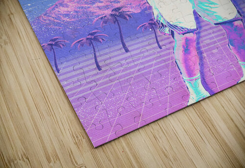 Klay Thompson Retro Poster RabbitSagitarius puzzle