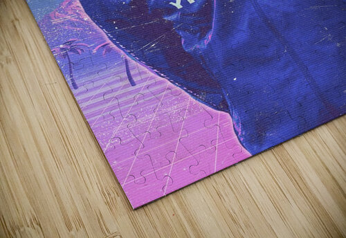 Lautaro Martinez Retro Poster RabbitSagitarius puzzle