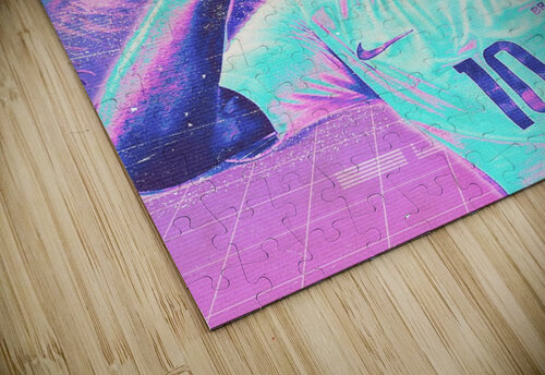 Neymar Retro Poster RabbitSagitarius puzzle