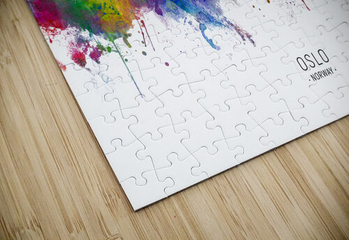 Oslo Norway Skyline Michael Tompsett puzzle