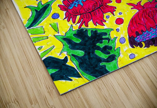 Abstract Poppy Flowers Catriona Roberts Nature Photography and Designs puzzle