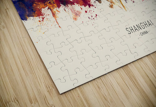 Shanghai China Skyline Michael Tompsett puzzle