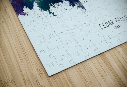 Cedar Falls Iowa Skyline Michael Tompsett puzzle