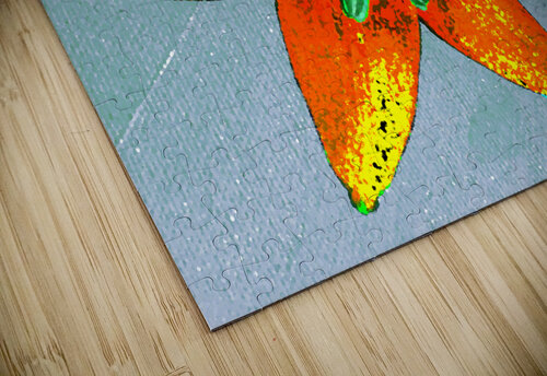 Abstract Vibrantly Coloured Single Lily Flower Catriona Roberts Nature Photography and Designs puzzle