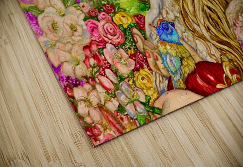 Yumi Sugai.Angel of March and April. Yumi Sugai puzzle