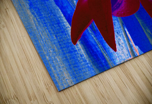 Abstract  Bright Red Trio of Lilies Catriona Roberts Nature Photography and Designs puzzle