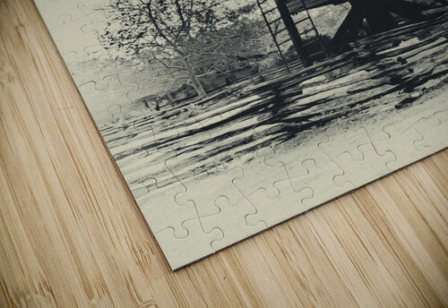 Williamsburg Windmill in Sepia Norma Brandsberg Photography puzzle