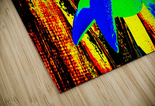 Abstract  Bright Colourful Trio of Lilies Catriona Roberts Nature Photography and Designs puzzle