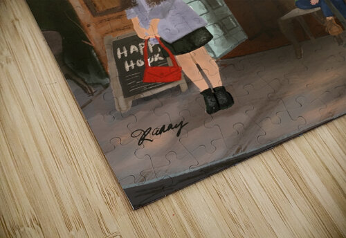 Bistro a Paris KaRay Illustrations puzzle