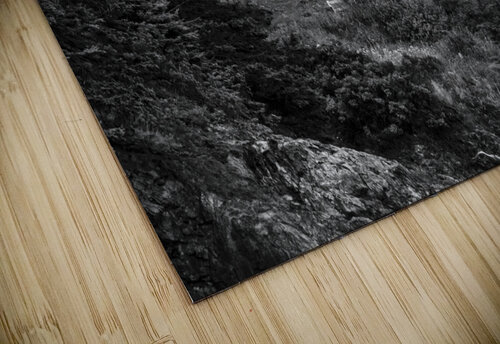 Owls Head Light Over Rocky Cliffs in Midcoast Maine - B&W Allan Wood puzzle