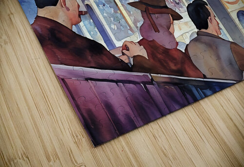 Vintage Stadium Gameday Scene Row One Brand puzzle