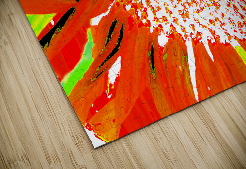 Abstract Vibrant Sunflower  Catriona Roberts Nature Photography and Designs puzzle