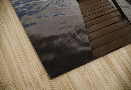  Loch an Eilein Jetty in the Scottish Highlands Impressionistic Version Catriona Roberts Nature Photography and Designs puzzle