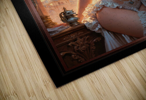 A Sensual Exquisite Baroque Portrait Of A Regal Beauty In Lingerie Mesmerizing AI Concept Art by Xzendor7 xzendor7 puzzle