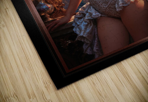 An Enchanting And Elegant Victorian Beauty In A Classic Corset Mesmerizing AI Concept Art by Xzendor7 xzendor7 puzzle