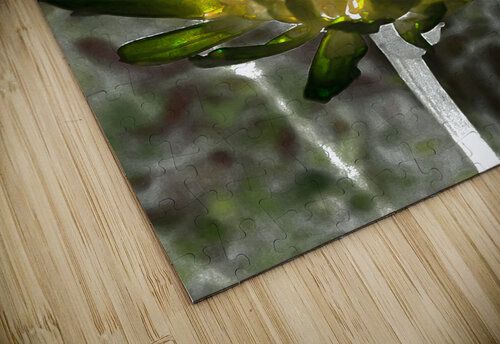 Abstract Impressionistic Glowing Illuminated Daisy Flower Catriona Roberts Nature Photography and Designs puzzle