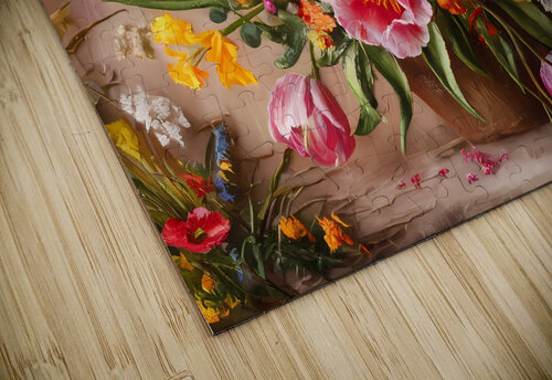 The Colorful Flowers - Oil Colors Nazih puzzle