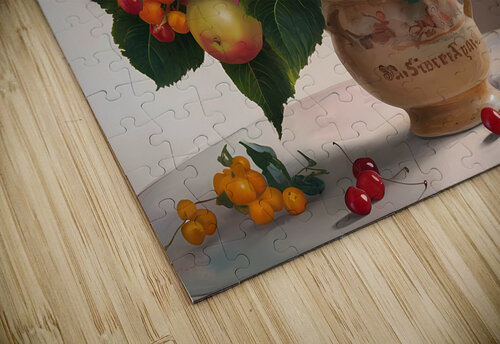  The vase table apples - cherries oranges  Nazih puzzle