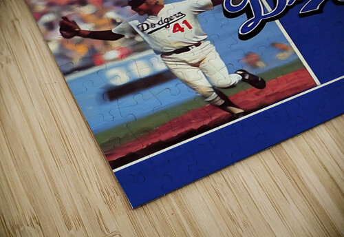 1981 la dodgers art remix Row One Brand puzzle