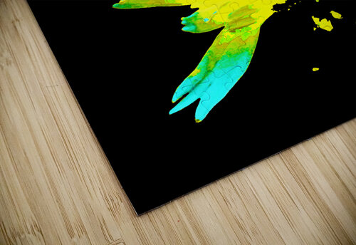 Abstract  Impressions of a Neon Illuminated Daisy Flower  Catriona Roberts Nature Photography and Designs puzzle